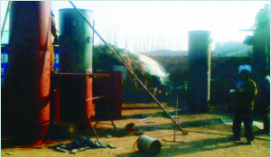 亚泰集团水泥厂热风管内衬防磨
